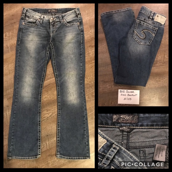 Silver Aiko Bootcut Jeans